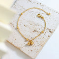 Hot Sale Design Simple Personality 18k Gold Ball Bracelet Stainless Steel Bracelet