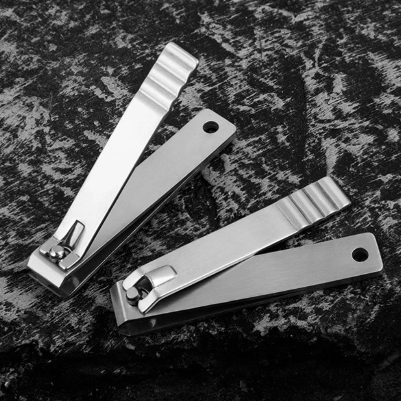 Hot Selling Personal Care Stainless Steel Trimmer Manicure Finger Nail Clipper With Straight Blade Stainless Steel Black