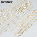 M294  10pcs/lot Jewelry Accessories18k Gold Rhodium Platedcopper Stable Quality Korean Chain Diy Earrings Making Findings