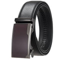 Men's Custom Belts Luxury Metal Alloy Automatic Real Cow Genuine Belt Adjustable Buckles for Men