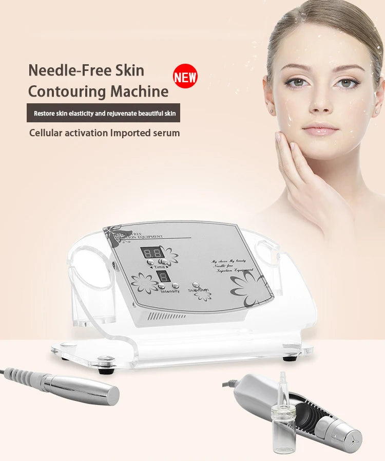 Needle Free Skin Contouring Machine Wrinkle Removal Skin Firming Machine Faded Red Skin Meso Gun Functional Resist Acne Machine