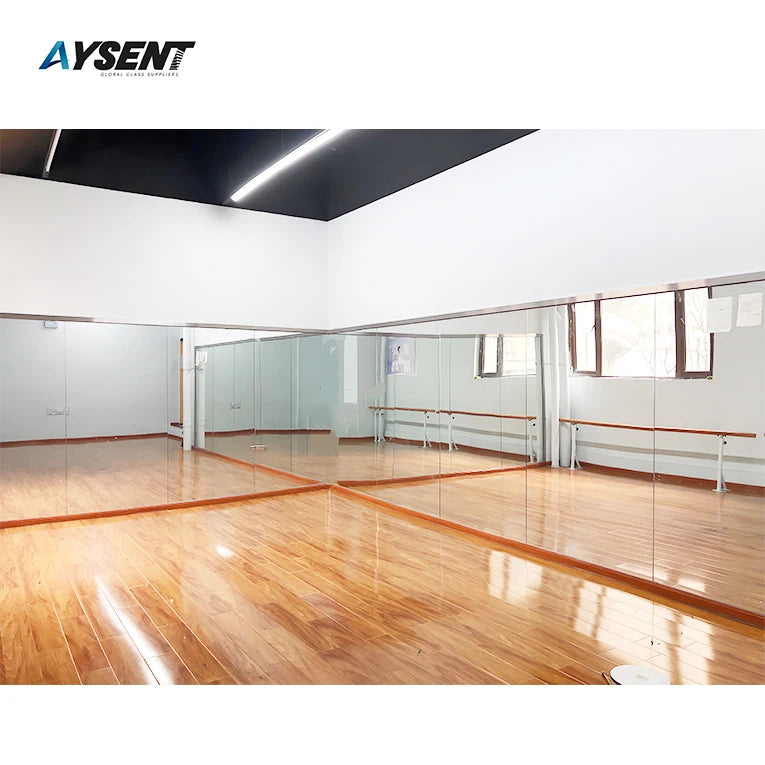 Safe and Durable 1.8mm-8mm Silver Aluminum Mirror for Gym Dance Kitchen Exterior Outdoor Wall Mirrors