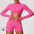Long-sleeved Top Oem Fitness Workout Gym Sport Wear Yoga Long Sleeve Crop Tops for Women