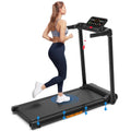 EU US Stock Office Treadmill with Incline Home Treadmill Machine LED LCD Display Electric Electronic Walking Pad Safe Running
