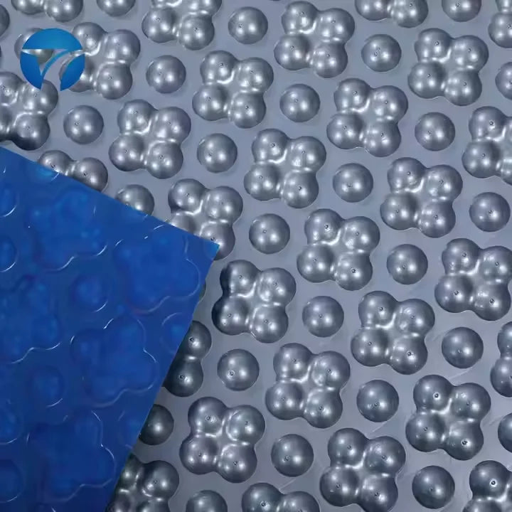 Customized Quadruple Bubble Solar Pool Cover Factory Direct Heat Preservation Evaporation Reduction Dustproof