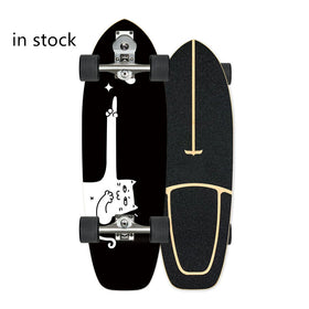 S7 Best Quality Customize Logo Fish Surfboard Inches Long Skateboard Skateboard Carver Land Surfing