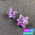 Wholesale Small New Quartz Jewelry Accessories Natural Crystal Healing Stone Star Decoration Craft Set