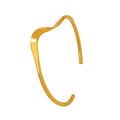 Charming 100 Percent Brass Bangle Bracelet for Ladies Pure Copper Chain Gold Plated Bracelet Jewelry