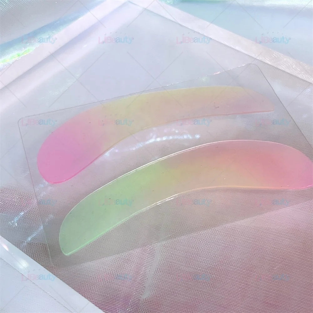 Sparkly Under Eye Pad Silicone Skin Friendly Reusable Silicone Under Eye Patches for Professional Salon Eyelash Extension
