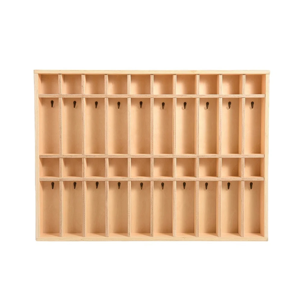 Preschool Furniture Montessori Wooden Cup Storage Cabinet for Kids & Kindergarten Montessori Furniture