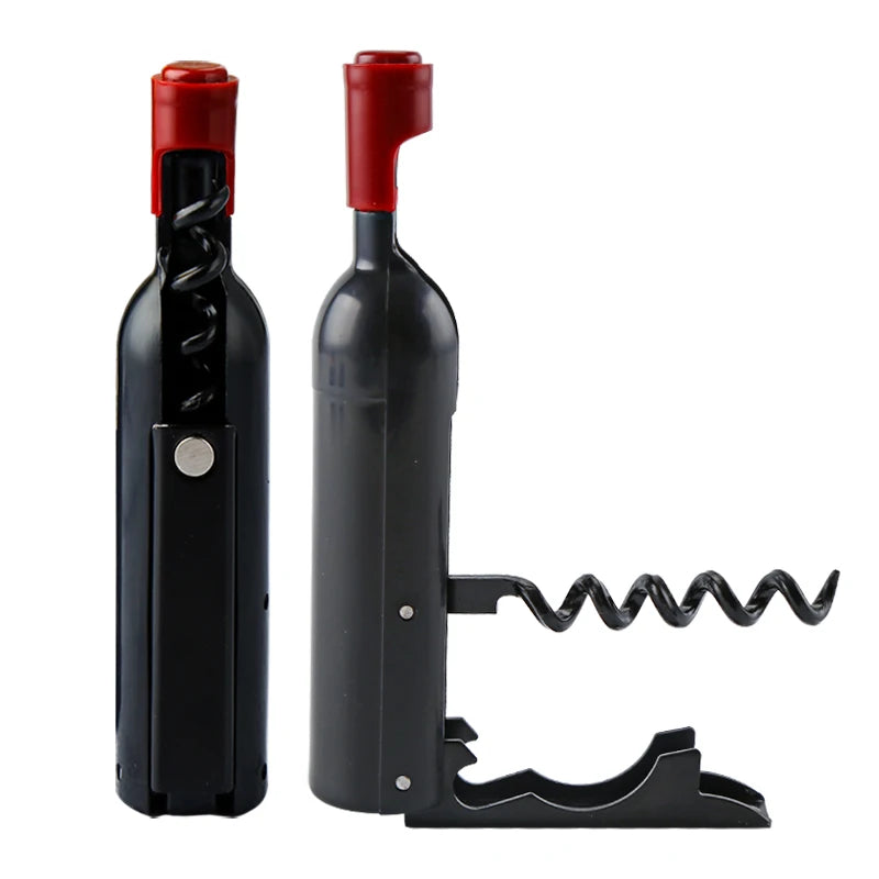 Corkscrew Wine Premium 3-in-1 Multifunctional Bottle Opener Wine Shaped Wine & Beer Openers