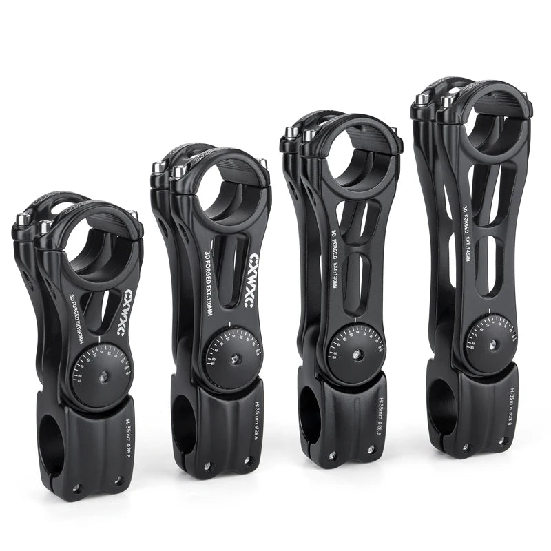Universal Aluminum Alloy Bicycle Handlebar Stem Riser Bike Front Fork Stem Adjustable Bike Stem