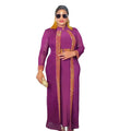 Eye-catching Dresses for Plus Size Women Luxury Traditional African Dress a Two-piece Set African Dresses  African Outfit