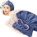 Soft Comfortable Microfiber Hair Drying Towel Solid Color Woven From Polyester for Home Use for Adults