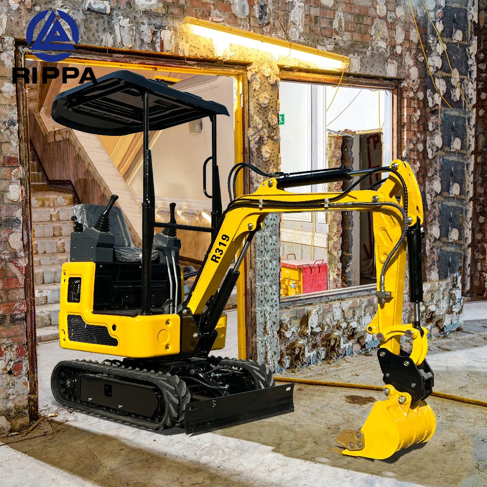 Rippa Farm Small Digger Hot Sale Excavation Machine Construction Machinery Minibagger Micro Escavatore