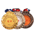 Wholesale Souvenir Logo Taekwondo Running Karate Soccer Football 3D Metal Gold Lanyard Award Ribbon Sports Blank Custom Medal