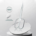 Nallpop Professional Beauty Tools Curved Stainless Steel Cuticle Trimmer Scissors Nail Cut Dead Skin Removal Sharp Pedicure
