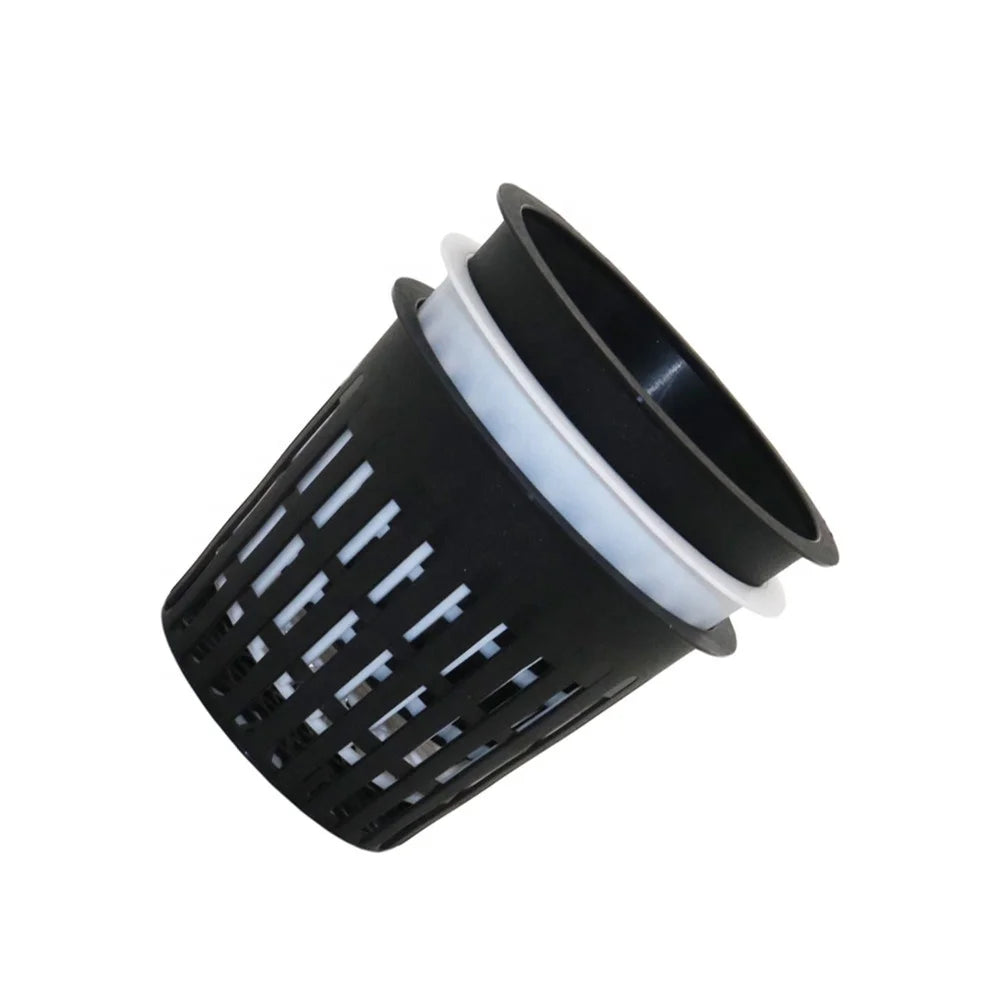 PP Plastic Nursery Net Cup Hydroponic Mesh Pot Balcony Vegetable Plant Soilless Cultivation Basket MegaBDM