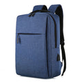 Business Laptop Backpack USB Charger Oxford Fabric  Travel School Backpack Bag