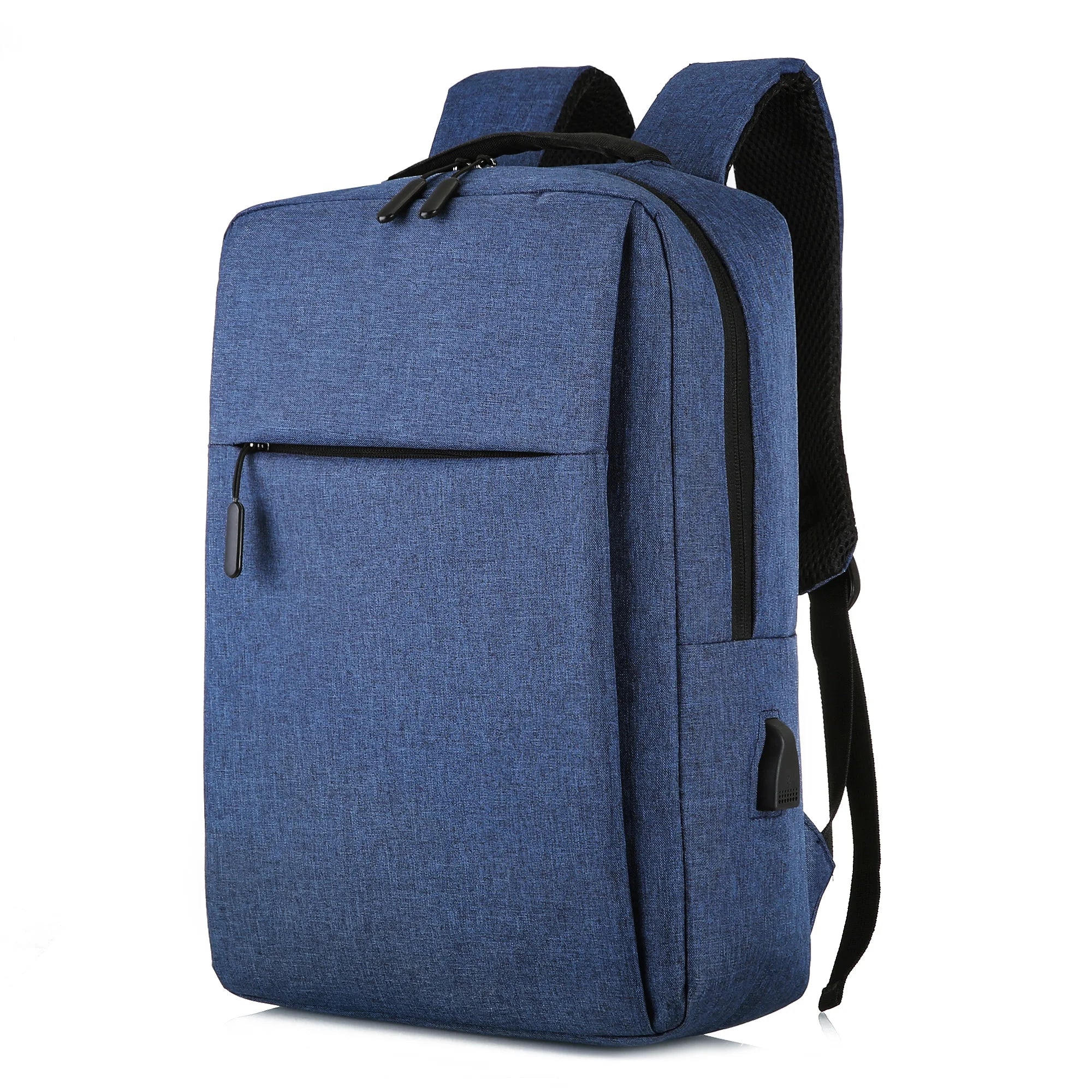 Business Laptop Backpack USB Charger Oxford Fabric  Travel School Backpack Bag