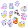Factory Sale Cute Garment Accessories Cloth Stickers Decorative Stick on Self-adhesive Embroidery Patches for Clothing
