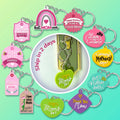Trendy Designer One Piece Mother's Day PVC Key Chains Accessories Mom Charms Bag Decorations Souvenirs Gift Keychains