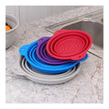 Hot Sale 4250ml Foldable Eco-Friendly Silicone Collapsible Colander Drain Basket for Cleaning Fruit & Vegetables