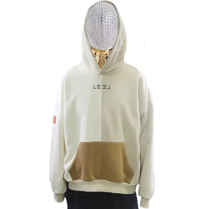 Dongguan Manufacturer Custom Logo Oversized Distressed Men'S Hoodies Heavyweight Blank Vintage Cotton Pullover Hoodie Men