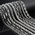Wholesale Cable Chains Box Jewelry Chain Stainless Steel Chain Necklace Lip for Jewelry Accessories Making Fashion Accessory