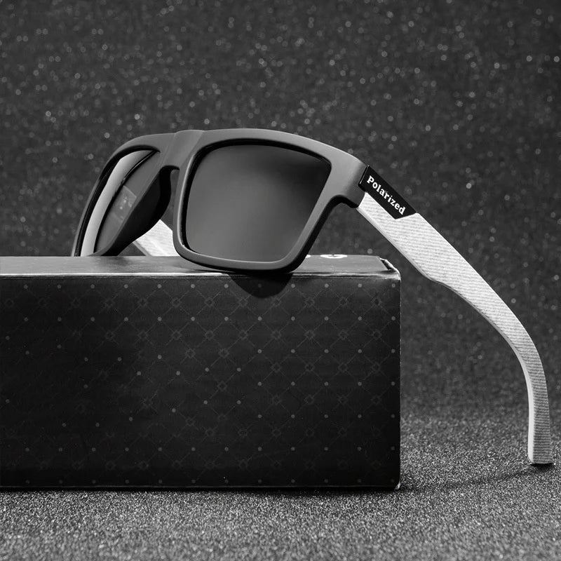 Unisex High End Polarized Sunglasses Custom Wholesale Large Sun Glasses Square Outdoor Sports Shades Cycling Men Women