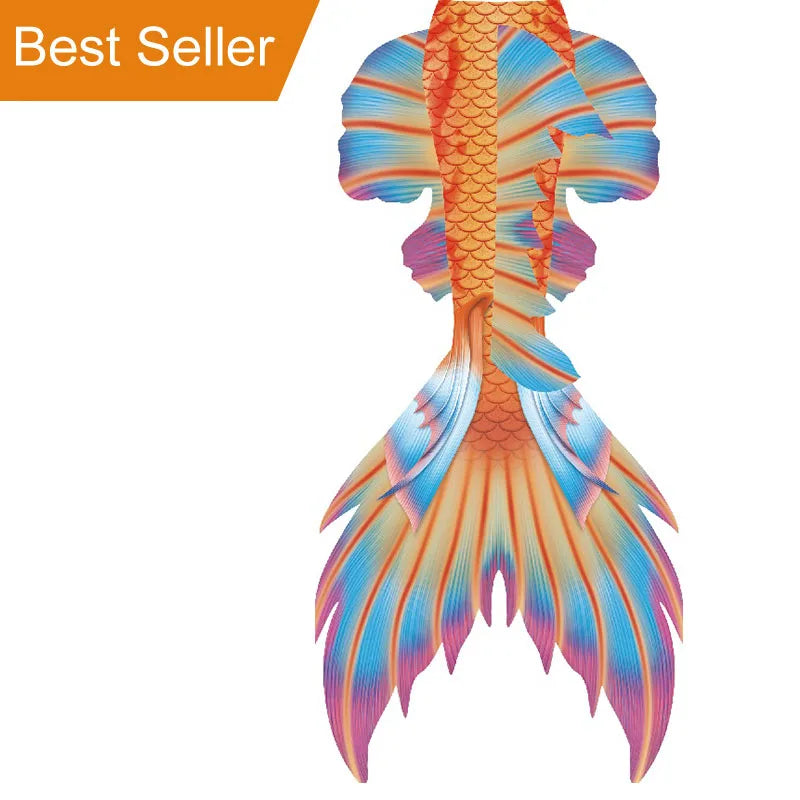 SSI Mermaid Tail Skins Adults Reversible Print Quick Dry Breathable Waterproof Plus Size Monofin Included Min Order 1 Piece