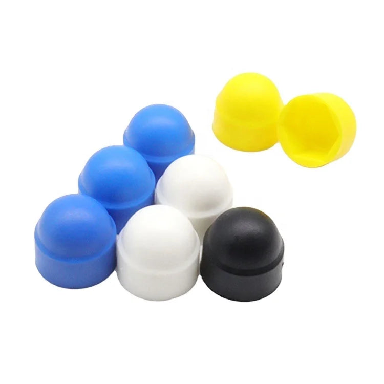 Free Sample Decorative Plastic Nylon Dome Bolt Screw Hex Nut Protection Caps Covers