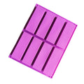 Large Rectangle Granola Bar Silicone Mold 8 Cavity Nutrition Cereal Bar Moulds Energy Bar Make for Muffin Brownie Soap Mold