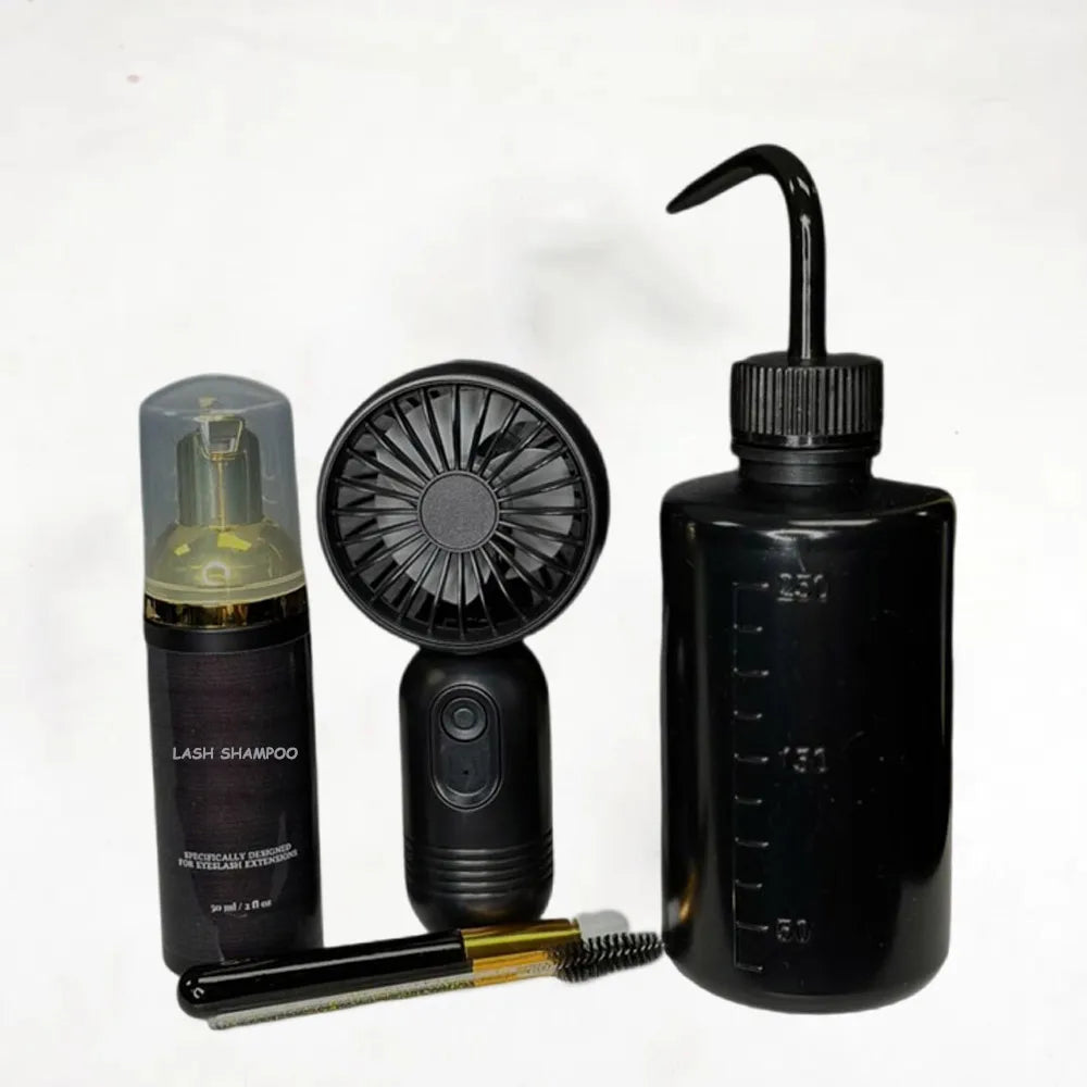 Wholesale Tear Free Whipped Cream Lash Foam Cleanser Black Eye Lash Bath Eyelash Wash Shampoo Kit Private Label