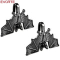 Evorte 10pc Lightweight Cool Body Piercing Plug Tunnel Ear Hangers Bat Gauges Stainless Steel Flower Design Ear Weights Expander
