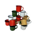 Wholesale Vintage Souvenir 6CM Enamel Coffee Cup Enamelware Custom Enamel Camping Campfire Mug Retro Mug Minimalist Mugs 100pcs
