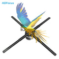 3D Holographic Fan Projector 75cm Indoor Display With Wifi 3D Image Adjustment LED Light Source and 16g Memory Card