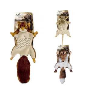 AFP Durable Tough Plush Cuddly Soft Squeaky Fluffy Pets Dogs Chew Toy Hot Sales Road Kill Mouse Fox Squirrel Pet Dog Toys