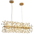 Modern Dandelion Crystal Pendant Lamp  Living Room Dining Room Light Duplex Staircase Art Deco Chandelier