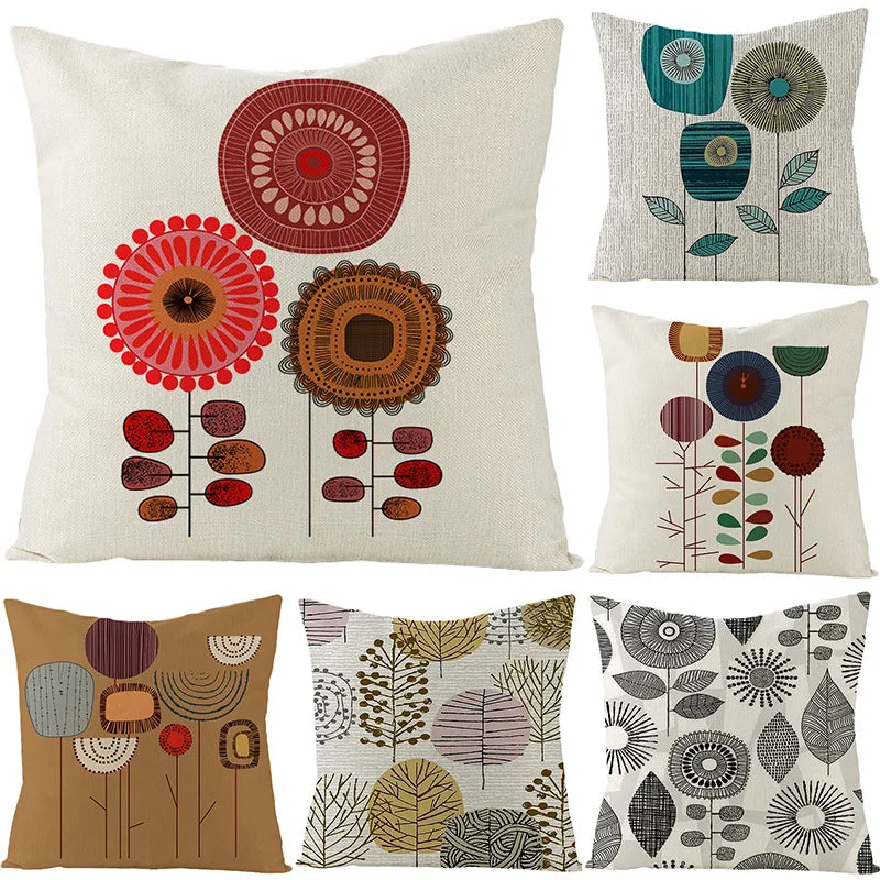 Throw Pillow Covers Printing with Hand Couch Decorative Sofa Cushion Cover Cushion Home Decor Square Pillowcases