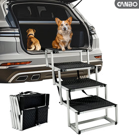 CanboPet Wholesale Dog Stairs for Car Adjustable 5 Step 6 Step Folding Pet Stair OEM ODM Manufacturer