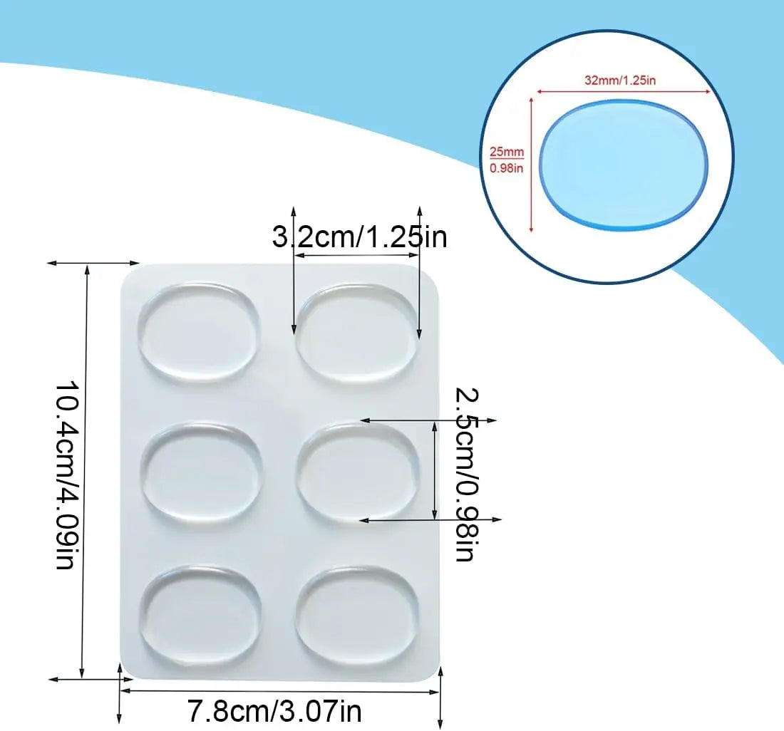 Clear Drum Dampeners for Snare Drum Mute Muffler Dampening Gel Pads Drum Damper for Snare Tom Drum Cymbals