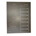 Wholesale Customized Colored or Transparent Acrylic UV Printing Calendar Durable Frameless Monthly Wall Acrylic Schedule
