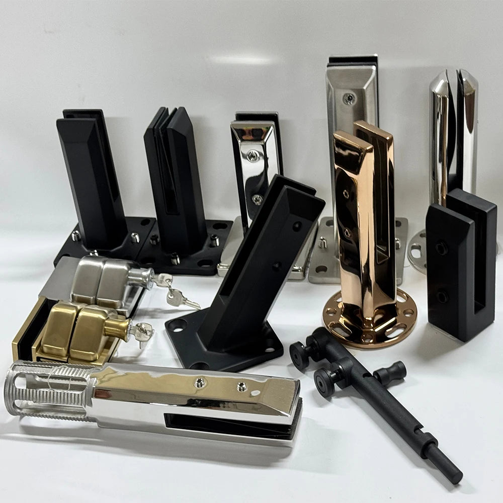 Aleader Modern Stainless Steel Duplex 2205 Brushed Square Spigots for Deck & Handrail Safety DIY Installation Villa Use