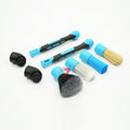 Bendable Pole Detailing Brush Set Car Detail Tools With Replaceable Head Car Interior Detailing Brushes