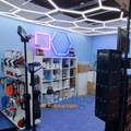 Indoor Lighting Supermarket Lights Barber Gym Office Hexagon Decorative Led Smoke Shop Lights