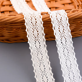 Wholesale OEM 100% Cotton Lace Skin-friendly Crochet Lace Trim for Artware Decoration
