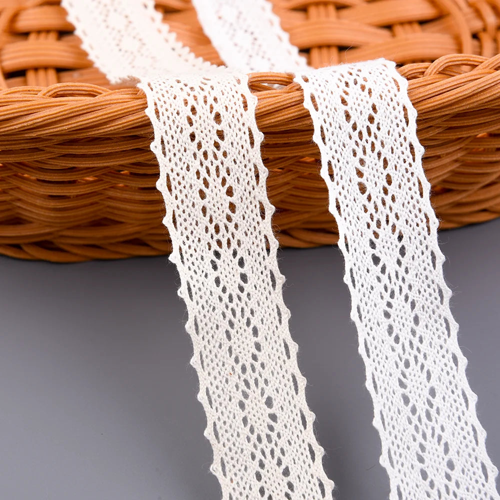 Wholesale OEM 100% Cotton Lace Skin-friendly Crochet Lace Trim for Artware Decoration