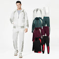 Bulk Wholesale Custom Brand Men's Leisure Jogger Suit 2 Pieces Custom Logo Sports Tracksuit