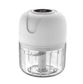 Hot Selling Custom Mini Electric Garlic Press 100ml/250ml Capacity for Crushing Garlic and Chopping Fruit & Vegetables